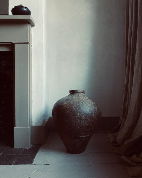 Early 20th c Shandong Large Stoneware Pot