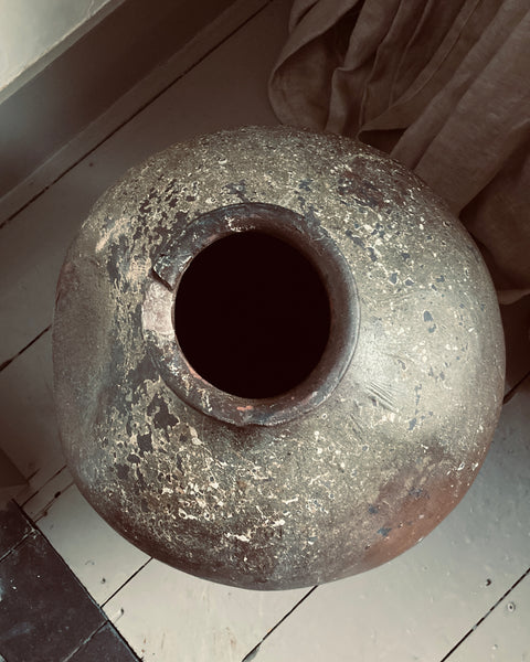 Early 20th c Shandong Large Stoneware Pot