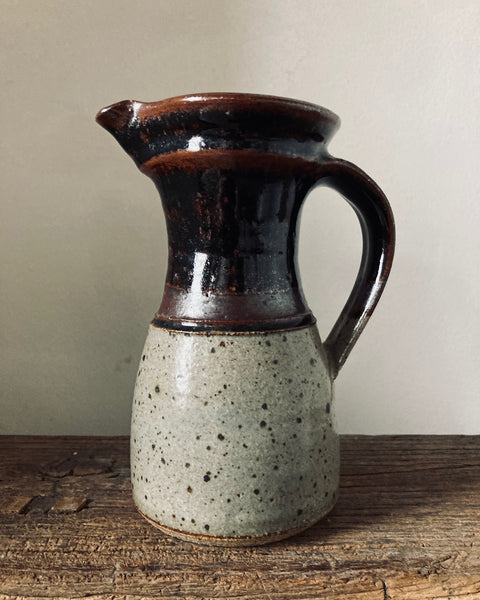 Small Mid Century Studio Pottery Jug With Makers Mark