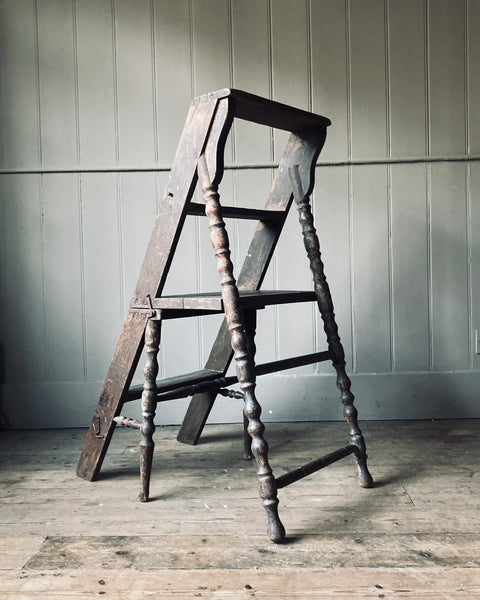 French Bobbin Leg, Step Ladder Chair
