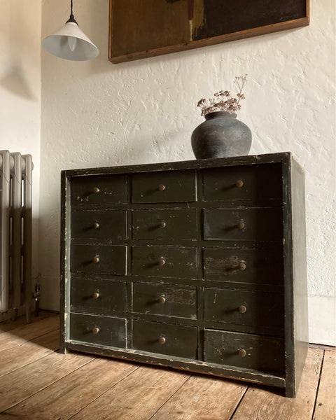 French Set of Workshop Drawers