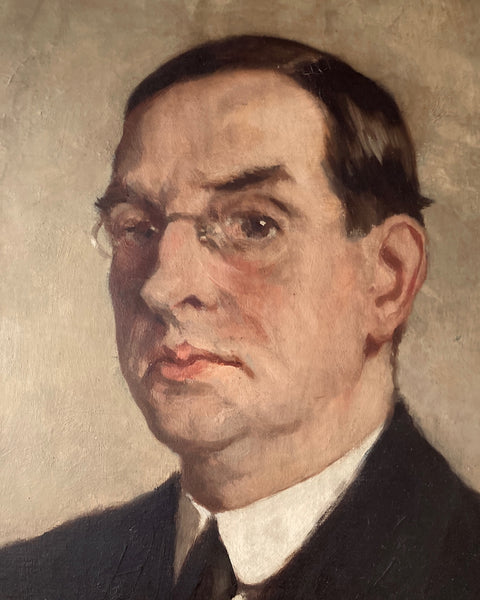 Portrait of a Man Oil on Canvas