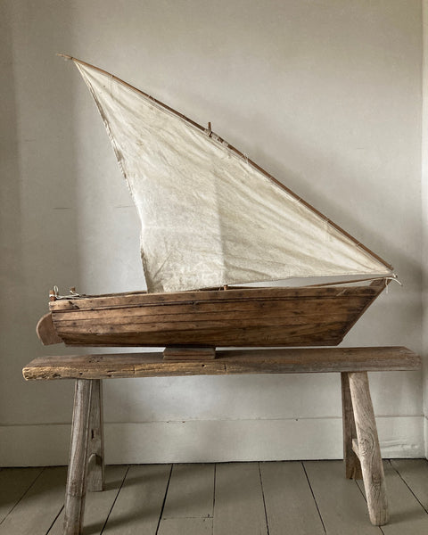 Model of a Traditional Galician Fishing Boat