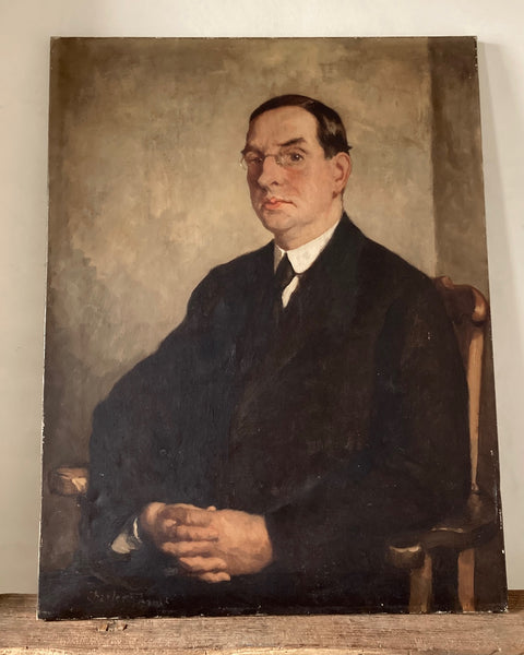 Portrait of a Man Oil on Canvas