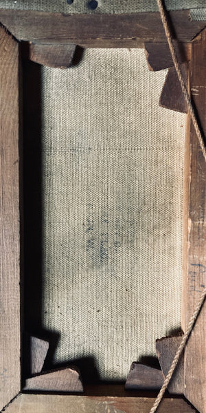 Small Oil On Canvas Sea Scape Painting