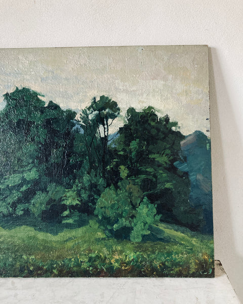Landscape Painted in Glorious Green