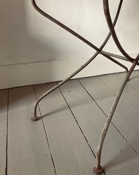 French Metal Foldaway Table