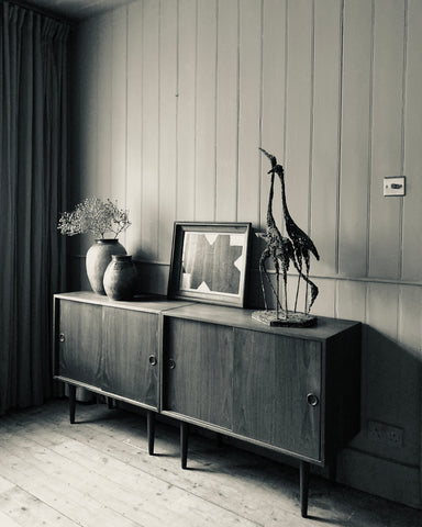 Matching pair of Kai Kristiansen c1960's Sideboards