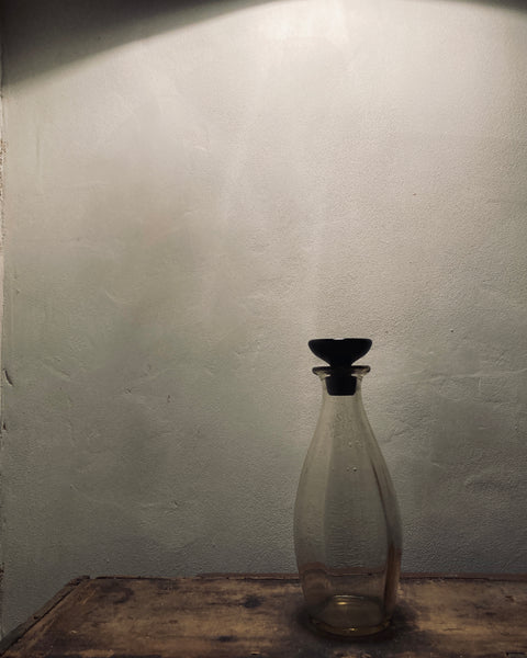 French Smoked Glass Carafe
