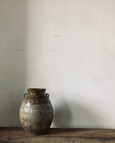Textured Glaze Chinese Pot Medium