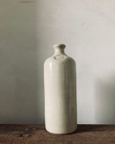 Set of Three, Creme Glazed Pottery