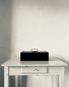 Black Utility Box with Blue Interior