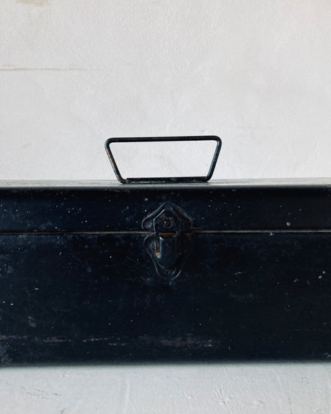 Black Utility Box with Blue Interior