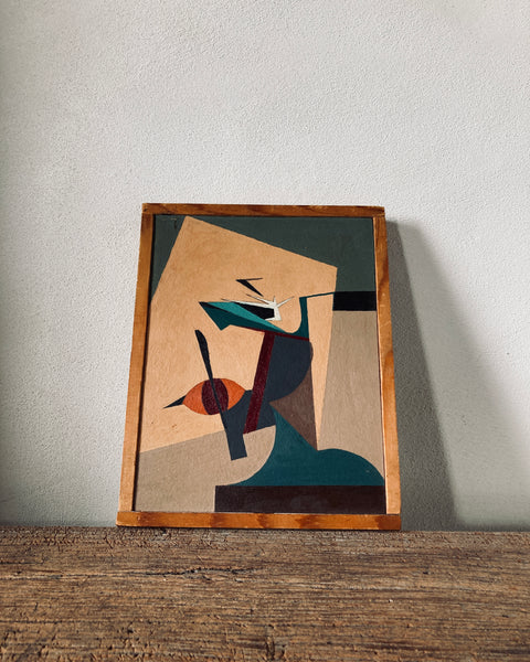 Small Abstract Painting Signed