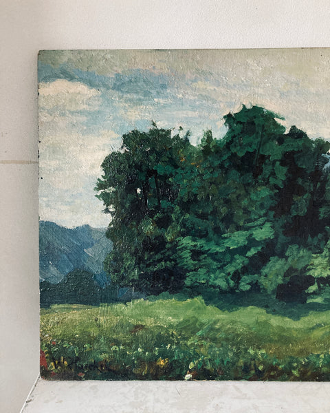 Landscape Painted in Glorious Green