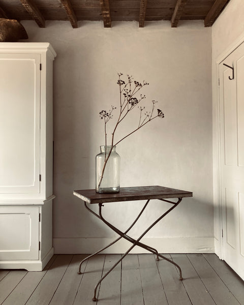 French Metal Foldaway Table