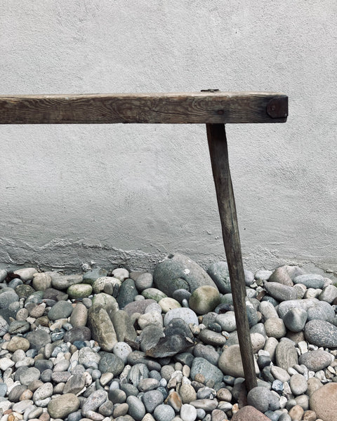 Folk Side Table With Stick Legs