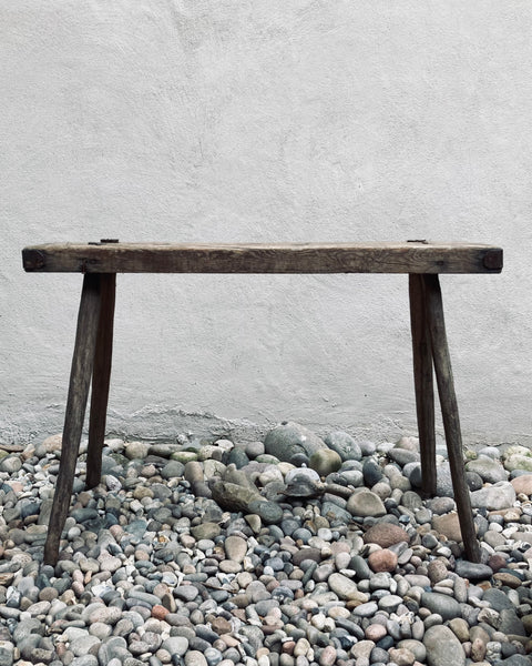 Folk Side Table With Stick Legs