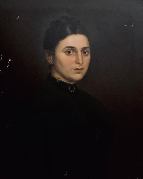 Portrait of a lady Oil on Canvas