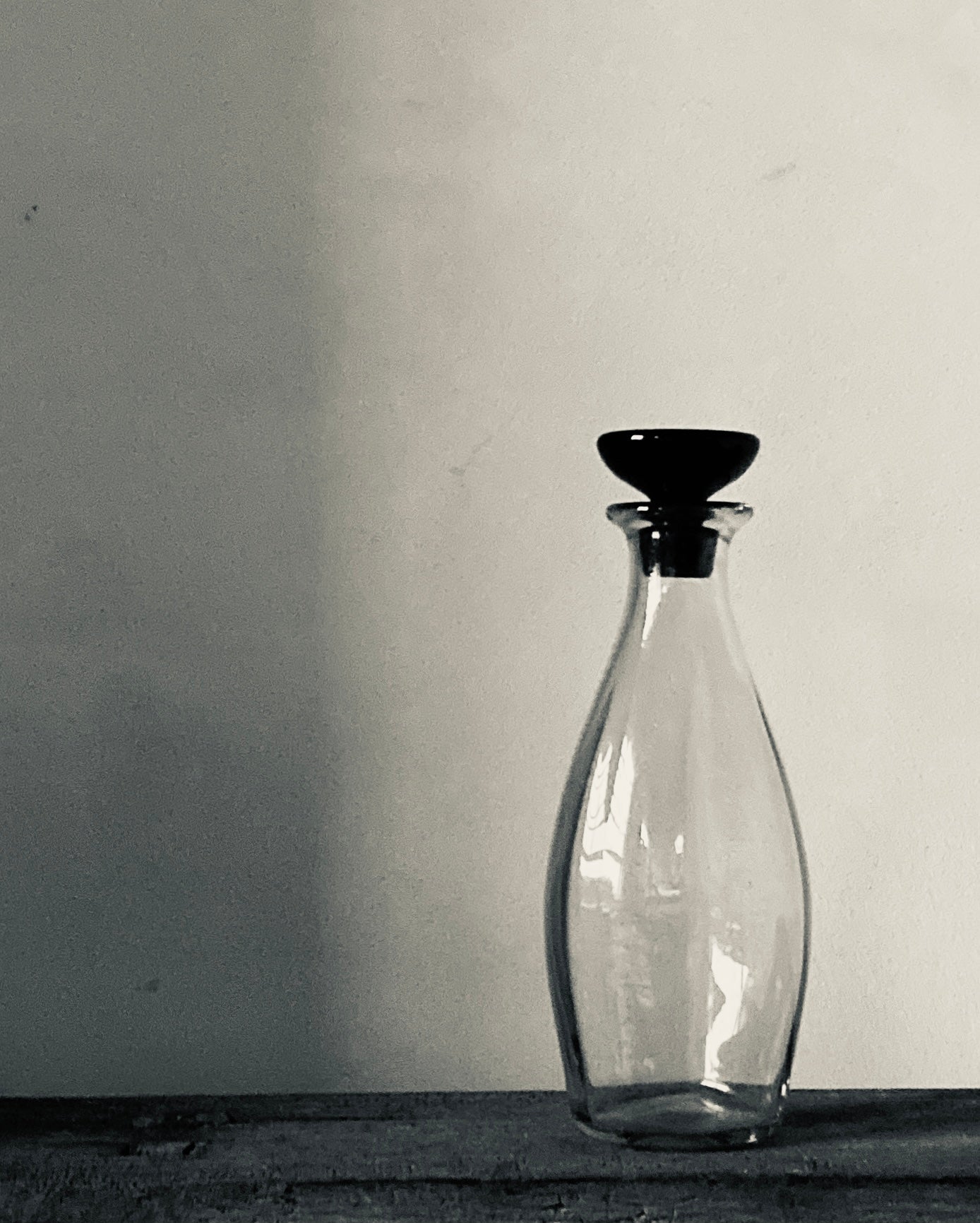 French Smoked Glass Carafe