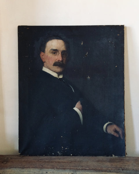 Portrait of a man with Mustache