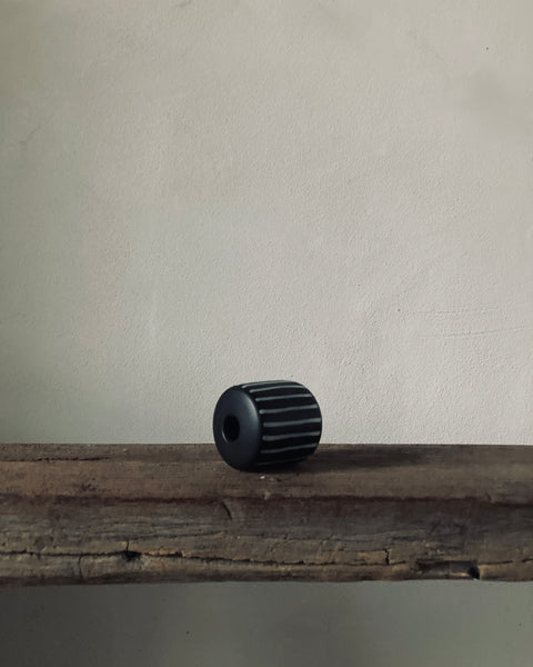 Makers Mark Tiny Striped Mid-Century Pot
