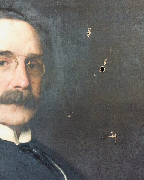 Portrait of a man with Mustache