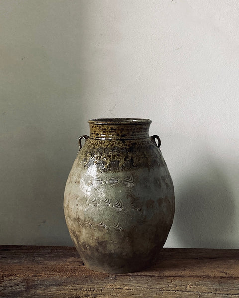 Textured Glaze Chinese Pot Medium