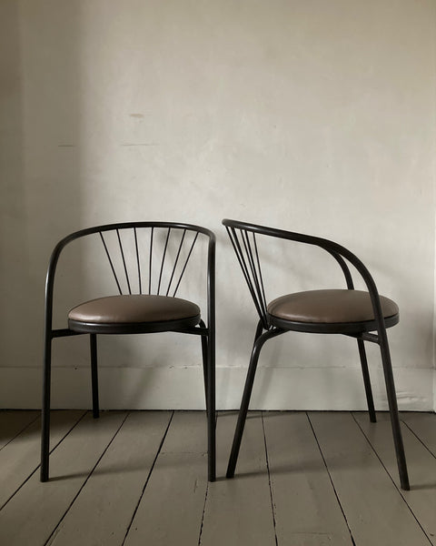 Set of 4 Italian 1970's Dining Chairs