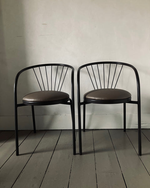 Set of 4 Italian 1970's Dining Chairs