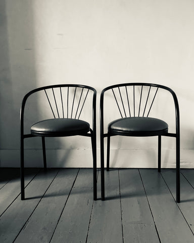 Set of 4 Italian 1970's Dining Chairs